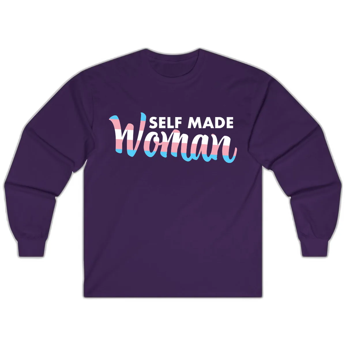 Self Made Woman Long Sleeve in Purple