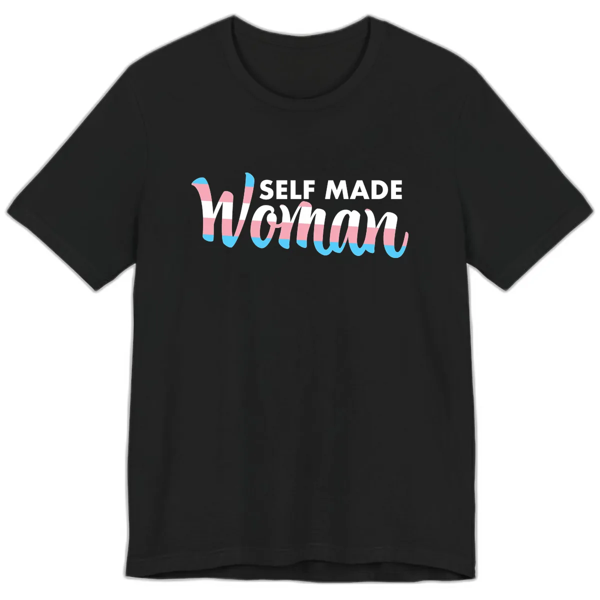 Self Made Woman Premium T-Shirt in Black