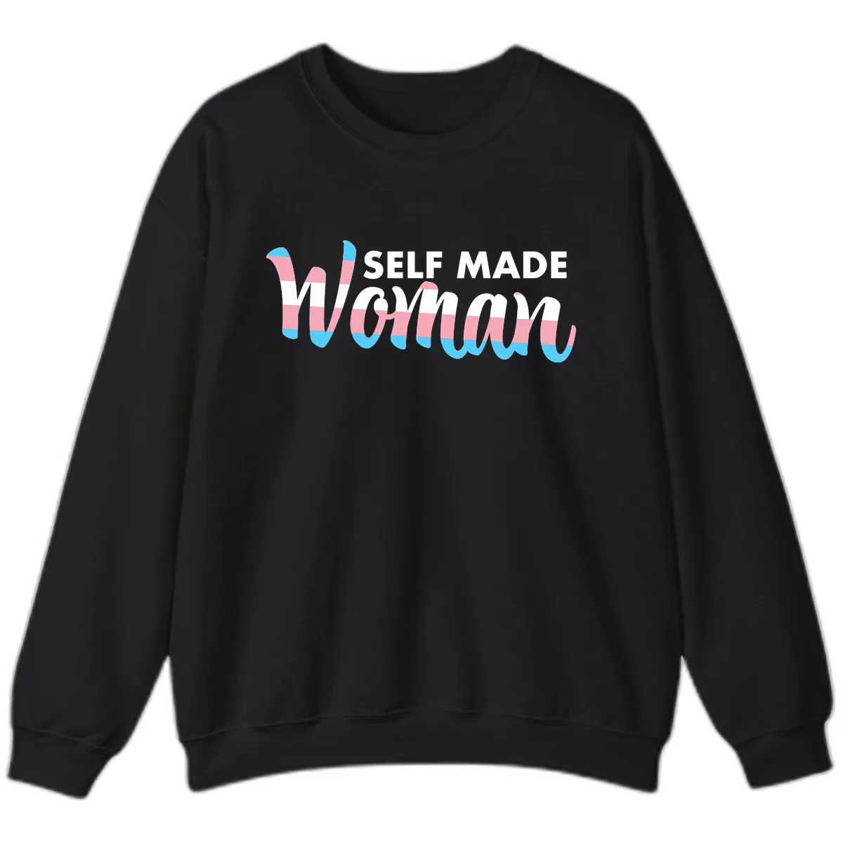 Self Made Woman Sweatshirt in Black