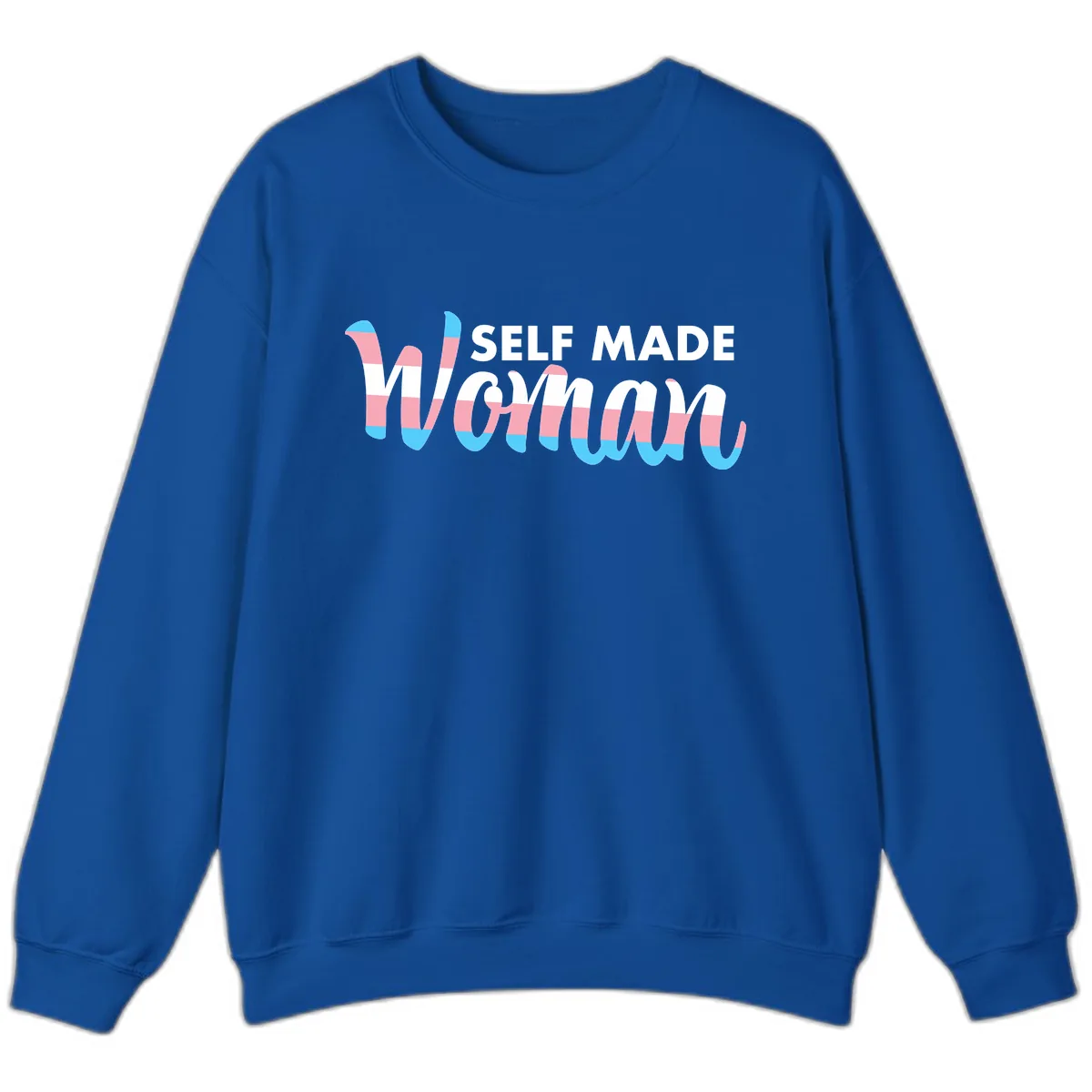 Self Made Woman Sweatshirt in Royal