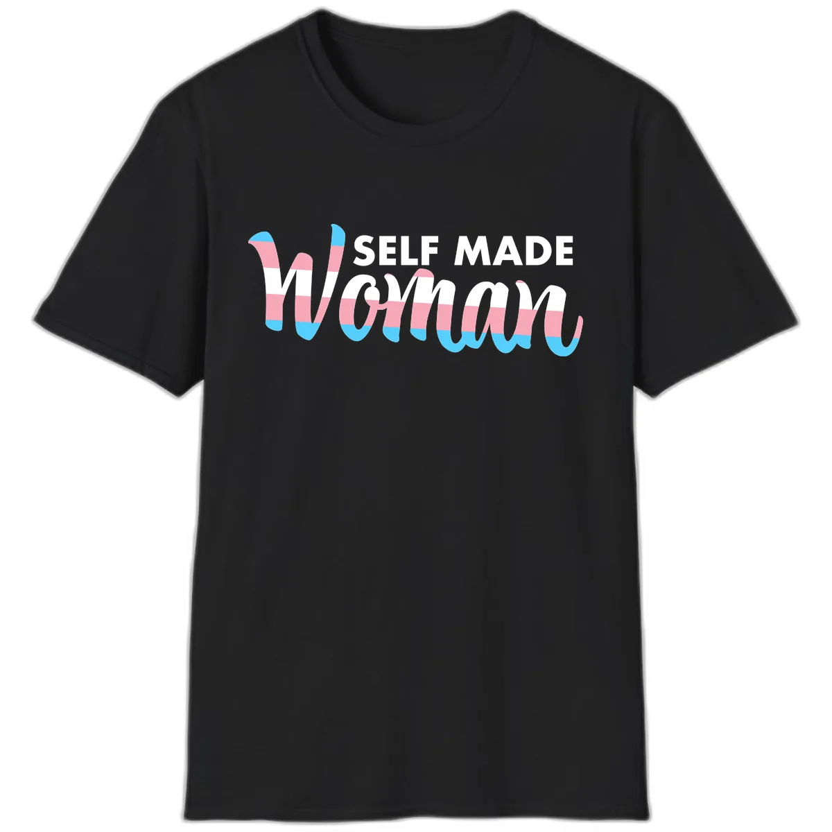 Self Made Woman T-Shirt in Black