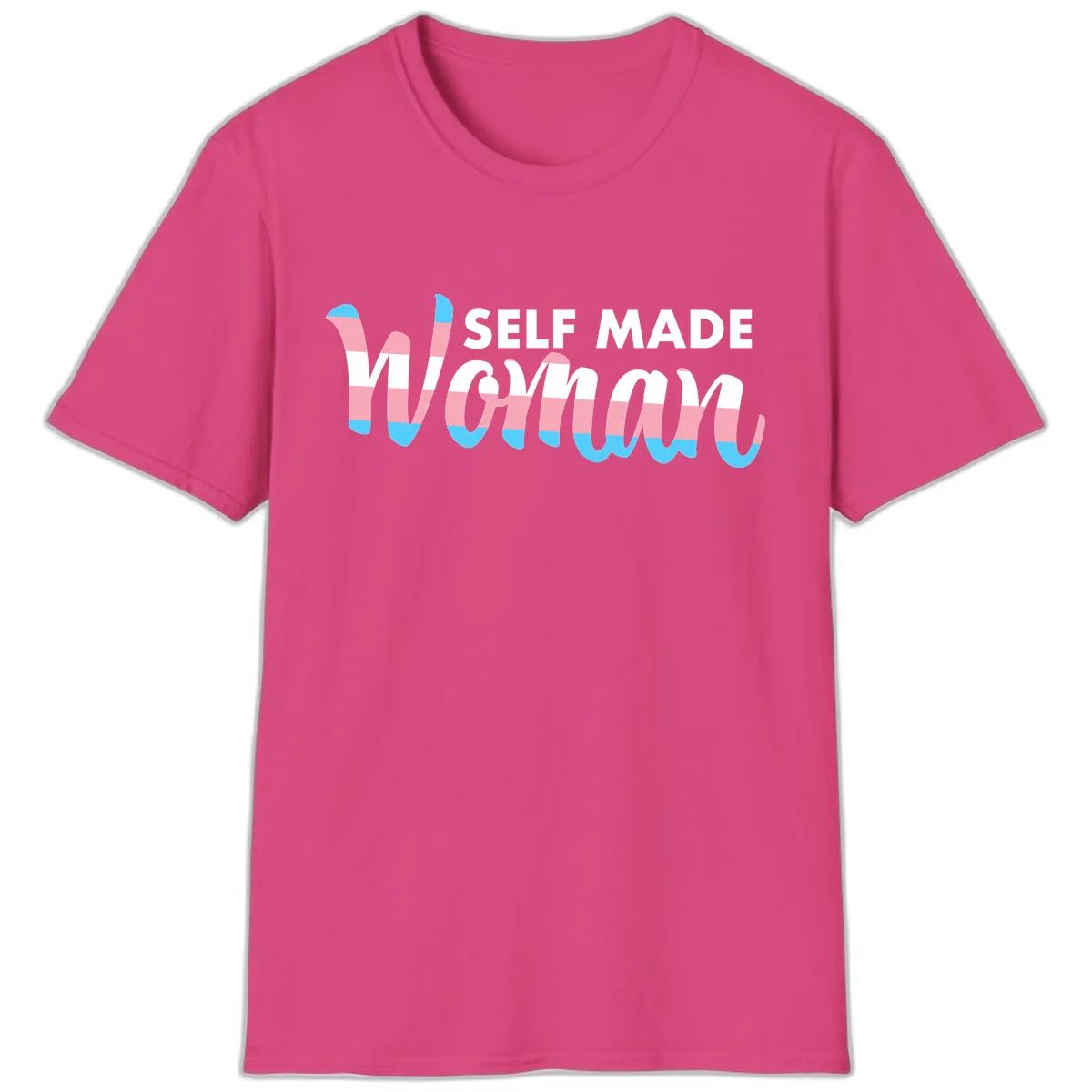 Self Made Woman T-Shirt in Heliconia