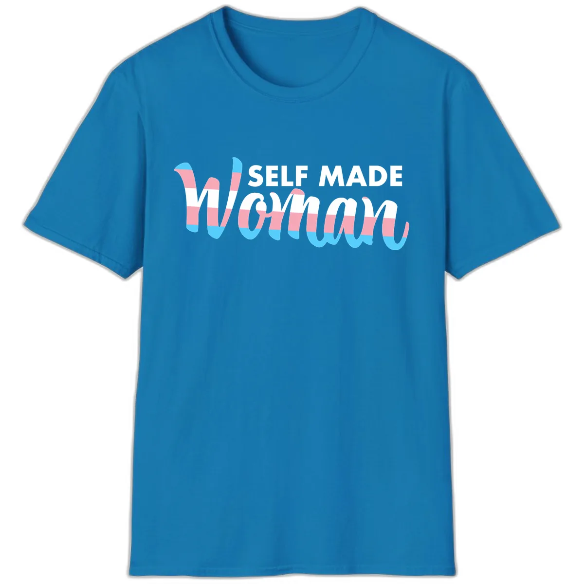 Self Made Woman T-Shirt in Sapphire