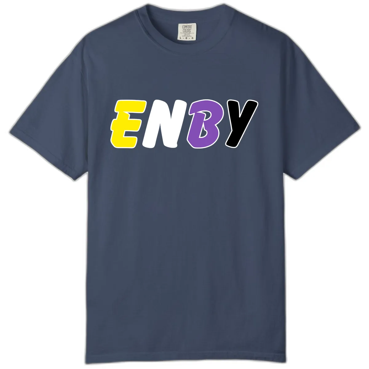 Enjoy Three Seven Pride Design Comfort Color in Midnight