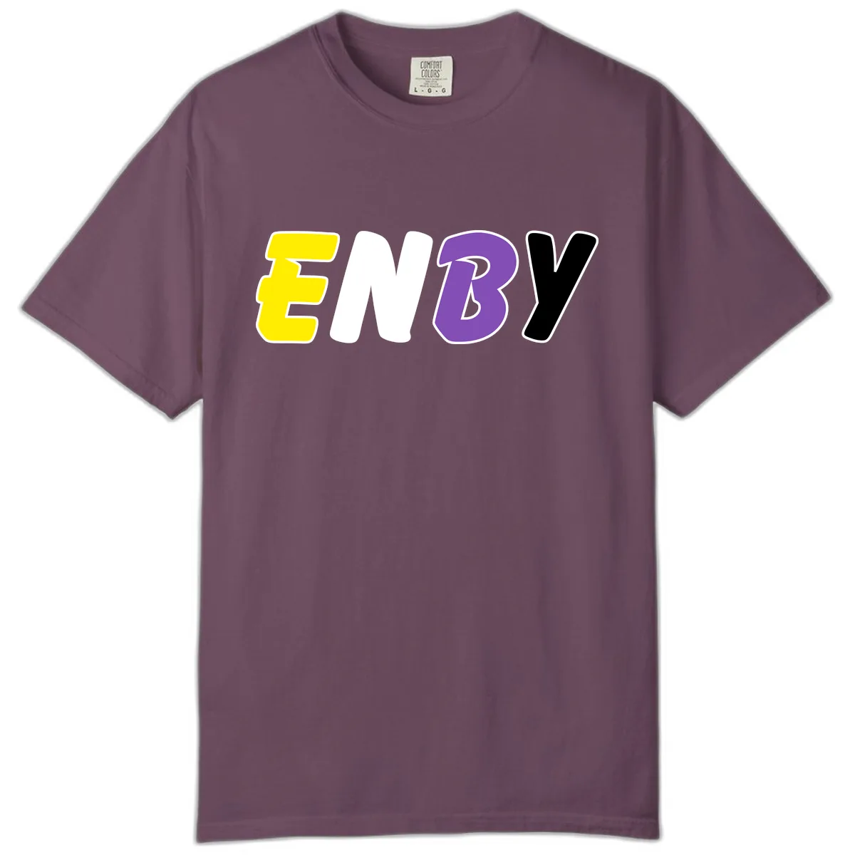 Enjoy Three Seven Pride Design Comfort Color in Berry