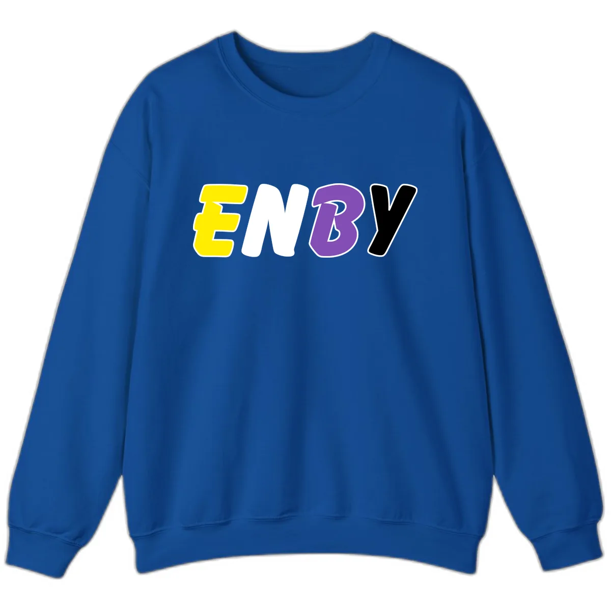 Enjoy Three Seven Pride Design Sweatshirt in Royal