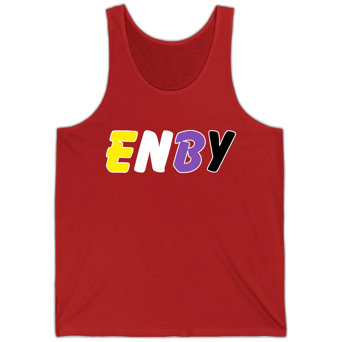 Enjoy Three Seven Pride Design Tank in Red