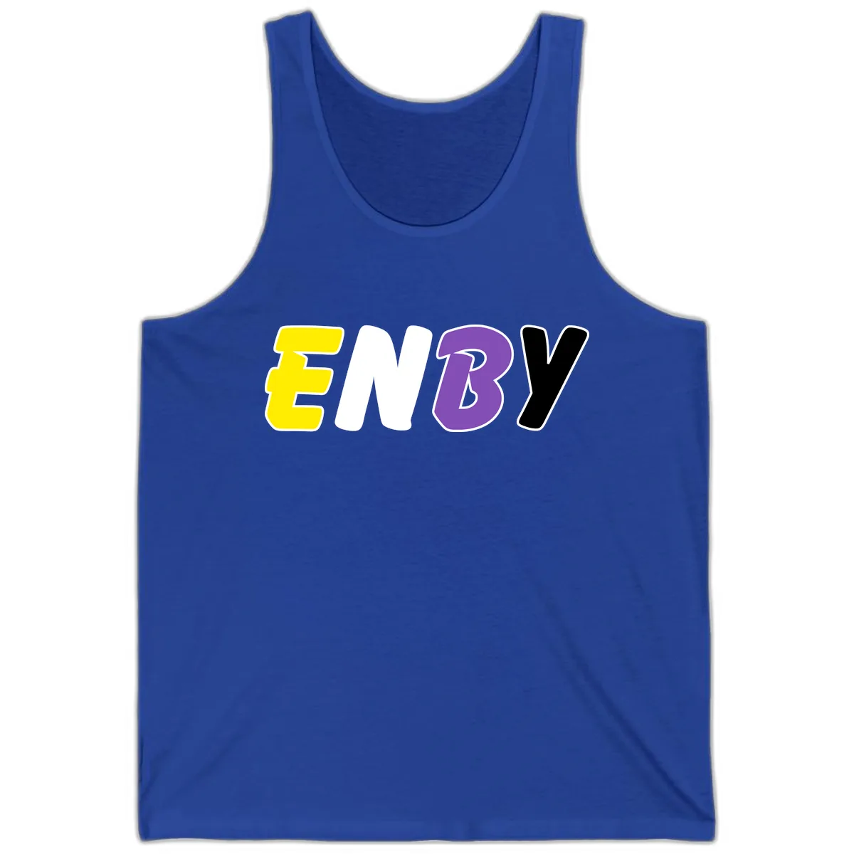 Enjoy Three Seven Pride Design Tank in True Royal