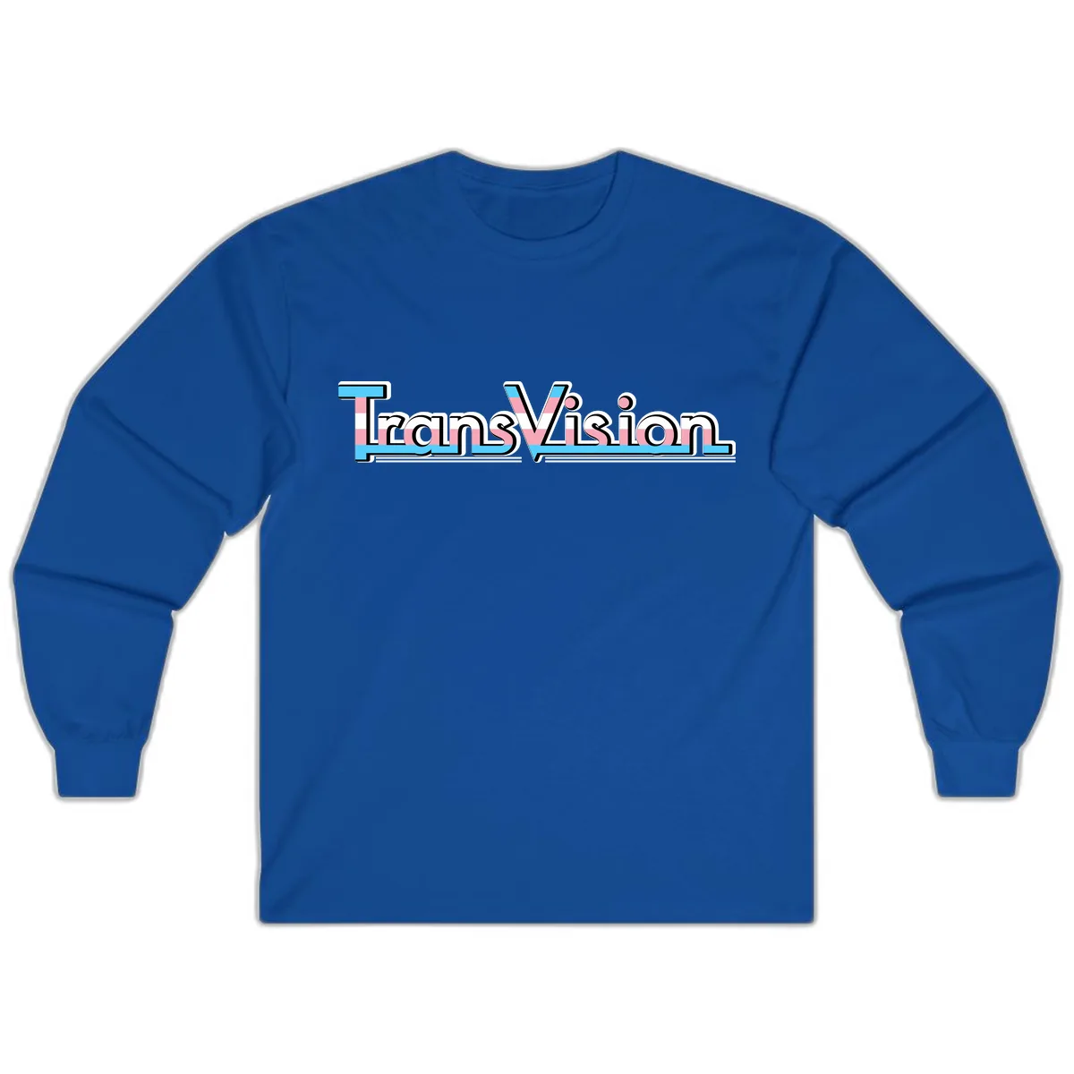TransVision Pride Design Long Sleeve in Royal
