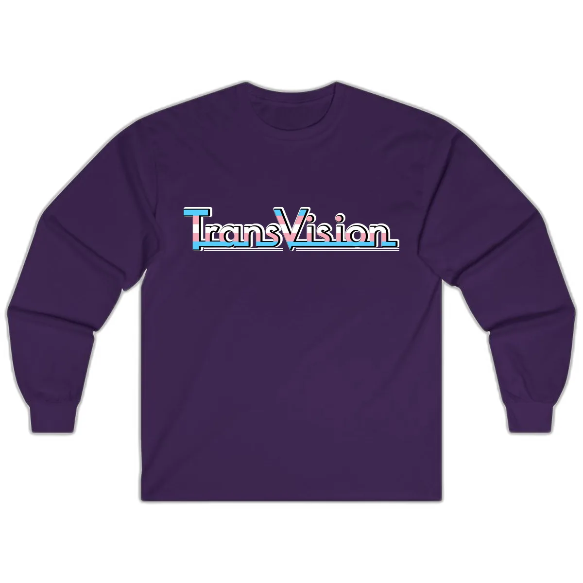 TransVision Pride Design Long Sleeve in Purple