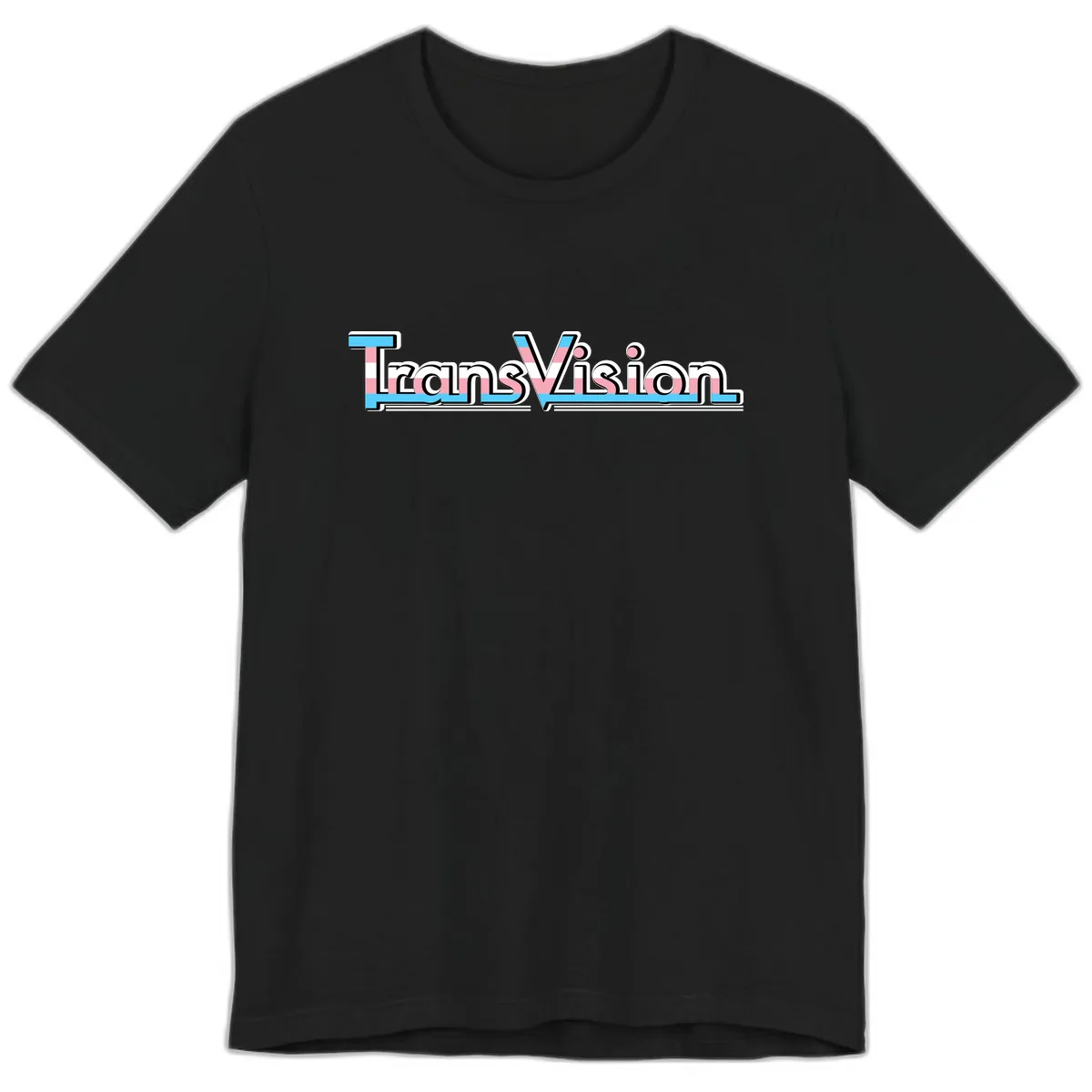 TransVision Pride Design Premium T-Shirt in Black