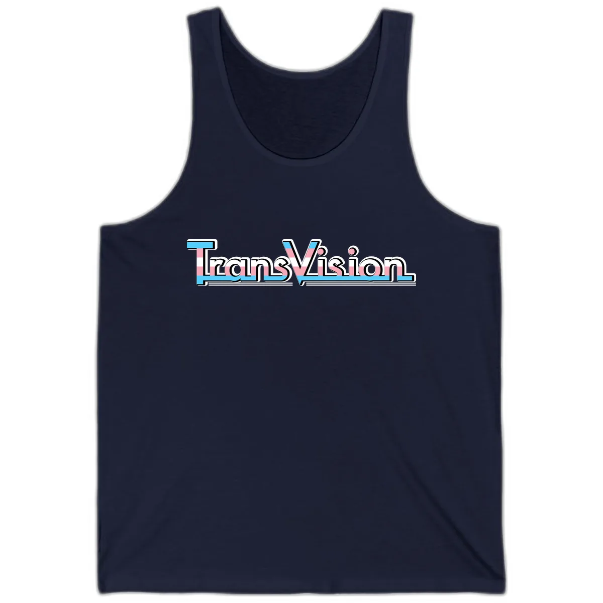 TransVision Pride Design Tank in Navy