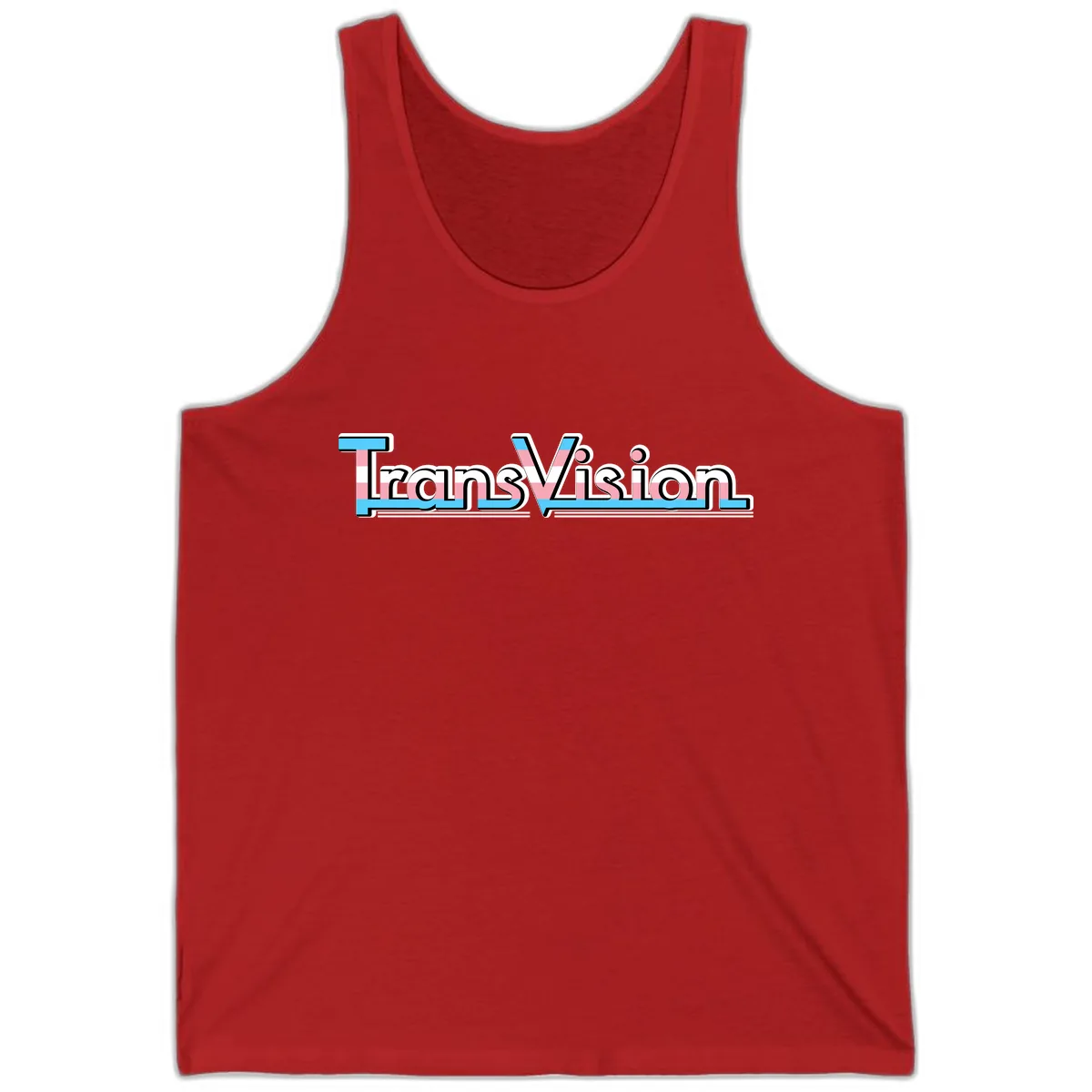 TransVision Pride Design Tank in Red