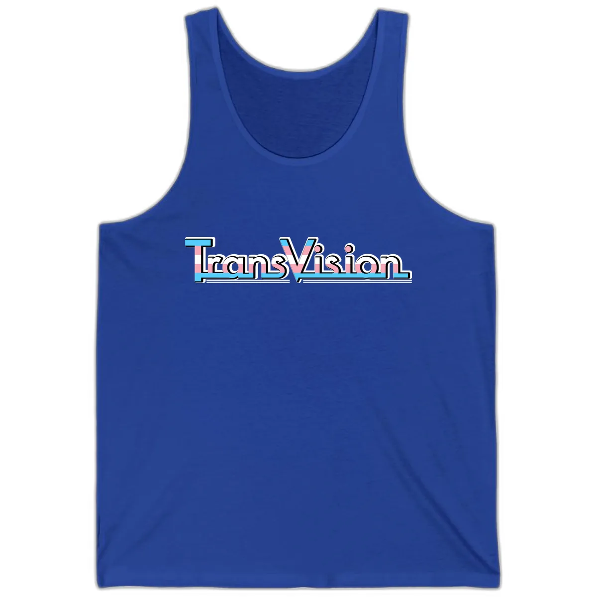TransVision Pride Design Tank in True Royal