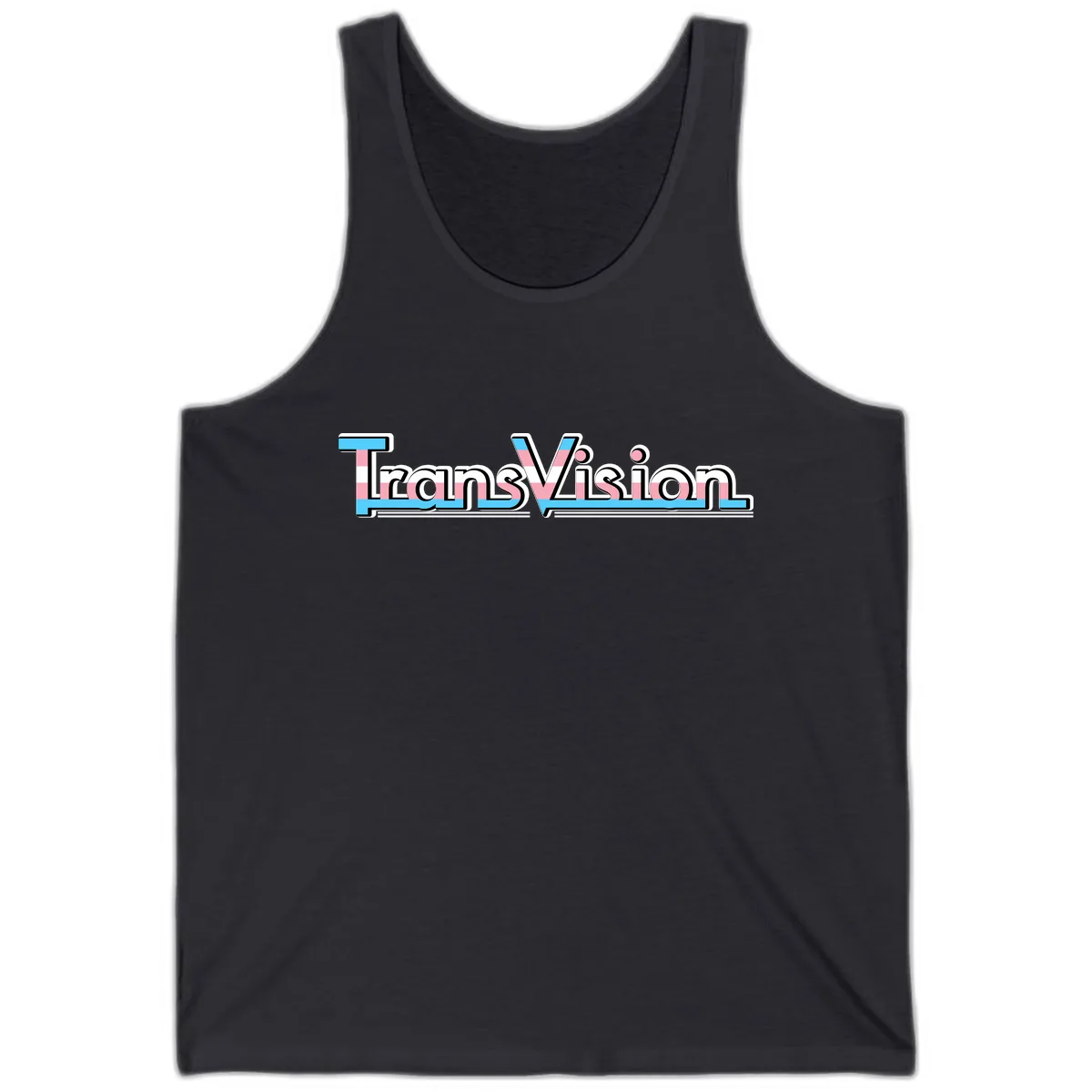 TransVision Pride Design Tank in Dark Grey