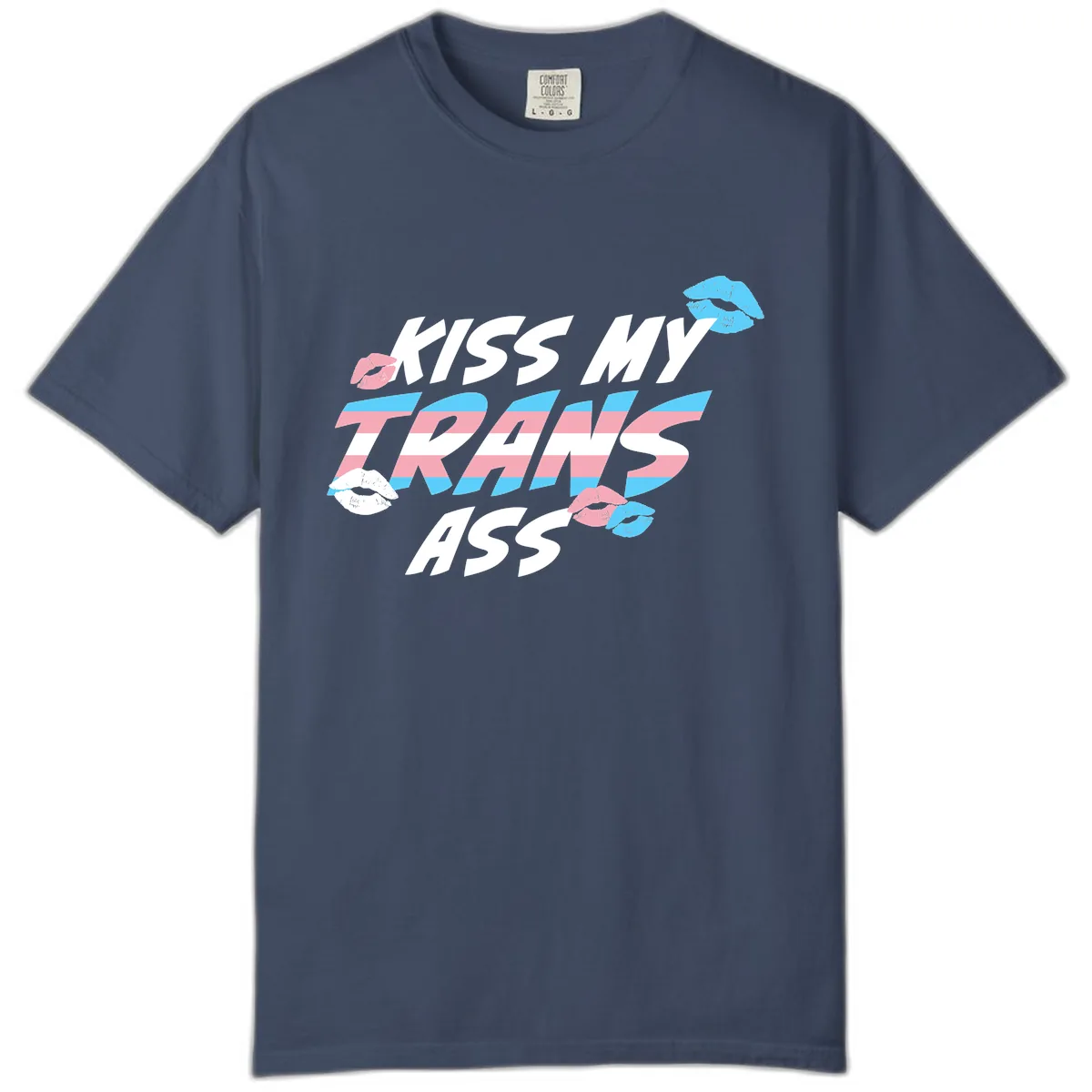 Kiss My Trips Comfort Color in Midnight