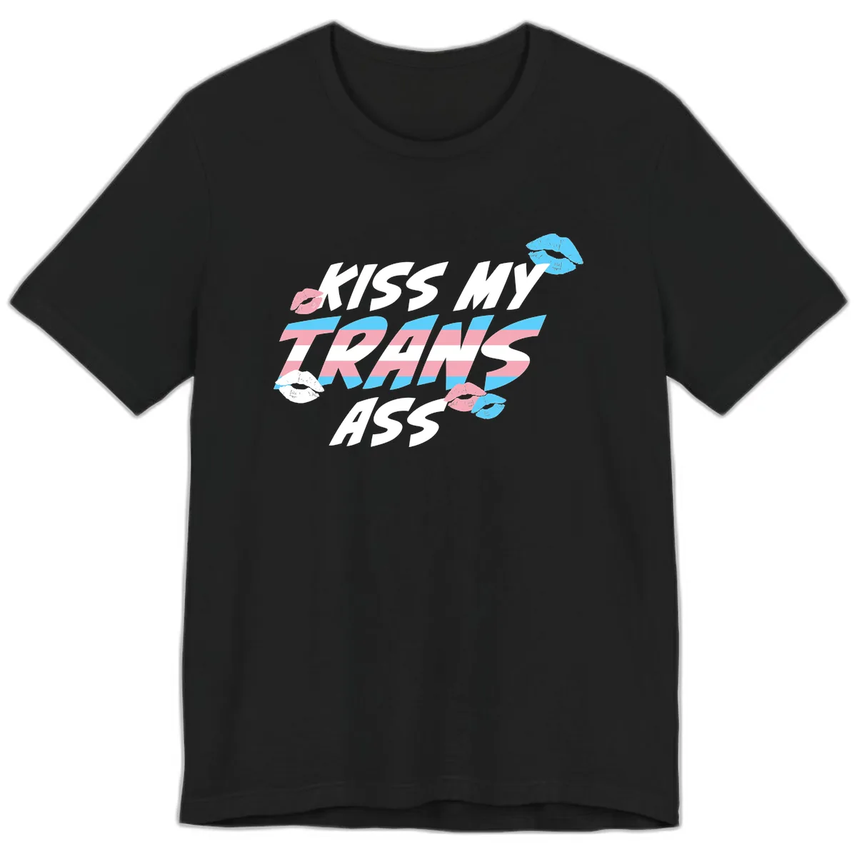 Kiss My Trips Premium T-Shirt in Black