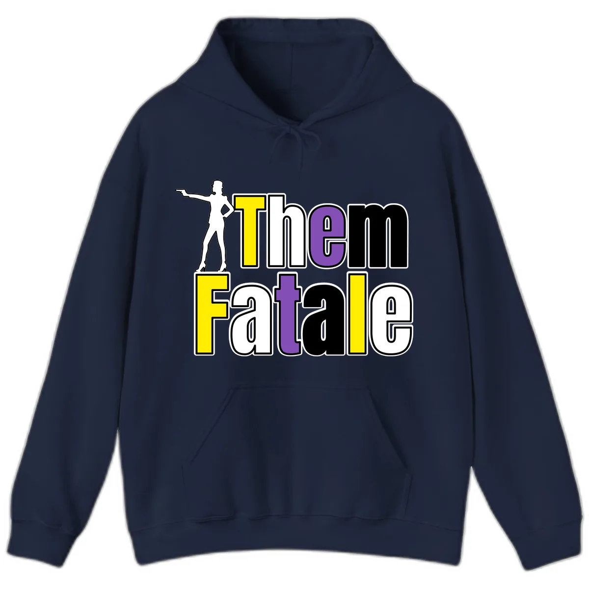 The Gym Fatalig Hoodie in Navy