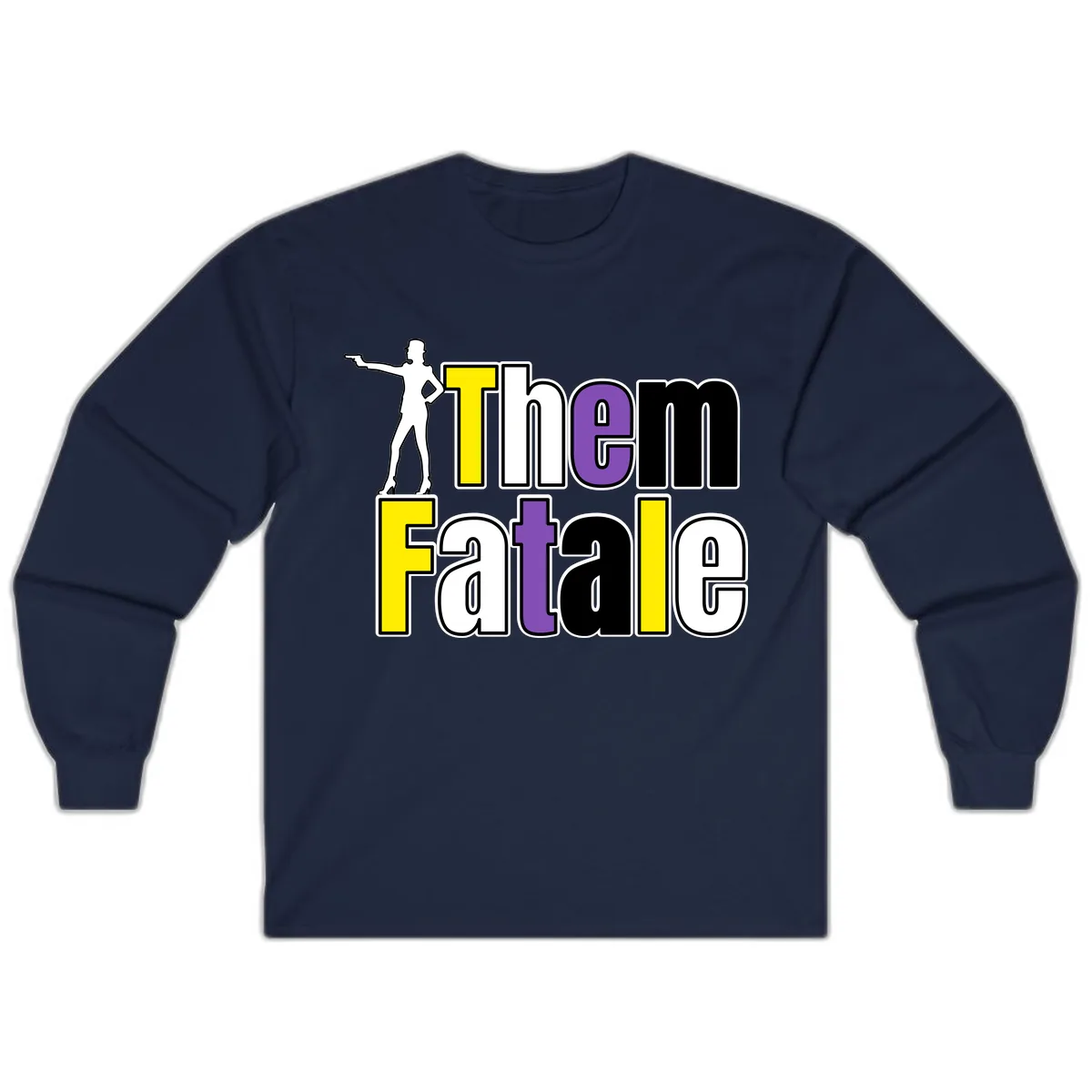 The Gym Fatalig Long Sleeve in Navy