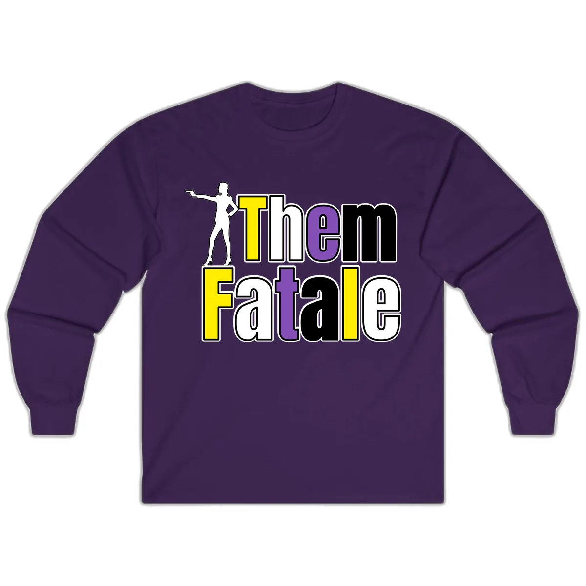 The Gym Fatalig Long Sleeve in Purple