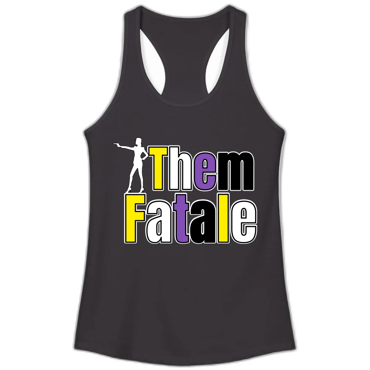 The Gym Fatalig Ladies Tank in Black