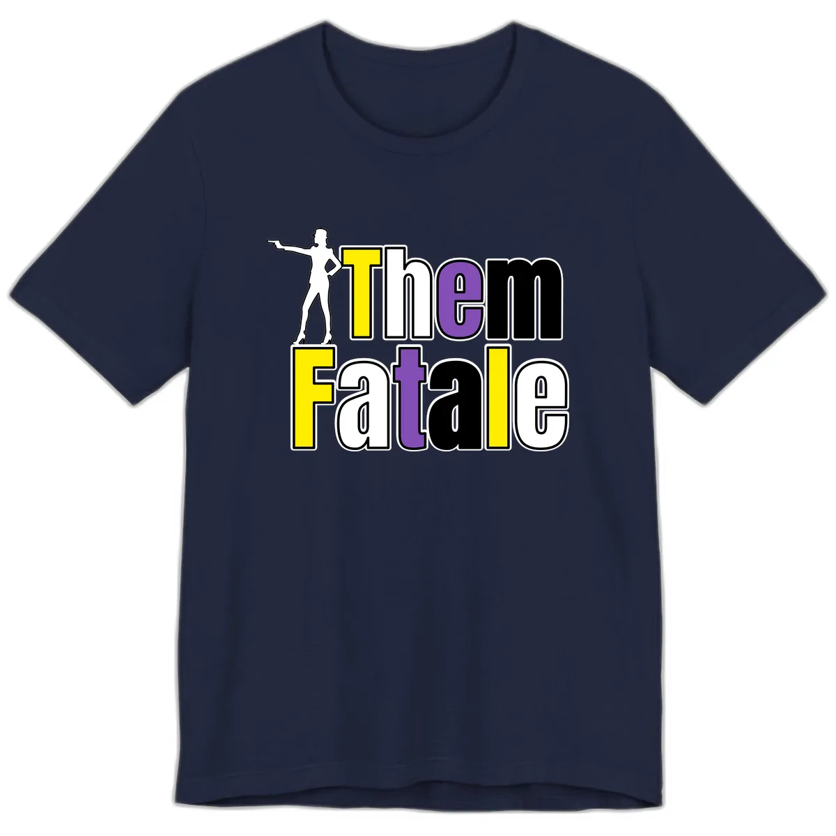 The Gym Fatalig Premium T-Shirt in Navy