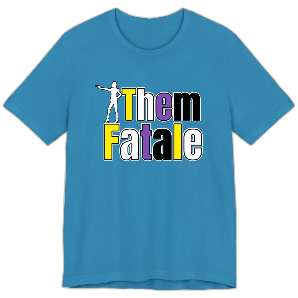 The Gym Fatalig Premium T-Shirt in Aqua