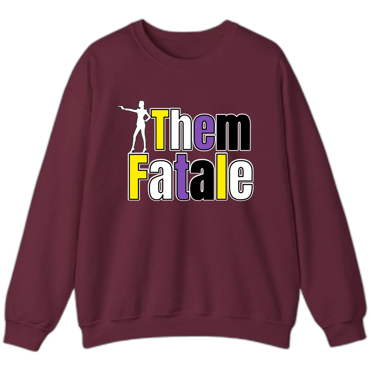 The Gym Fatalig Sweatshirt in Maroon