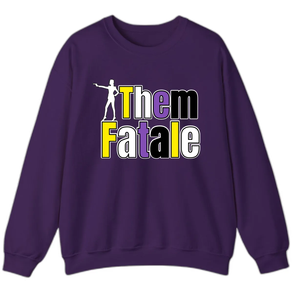 The Gym Fatalig Sweatshirt in Purple