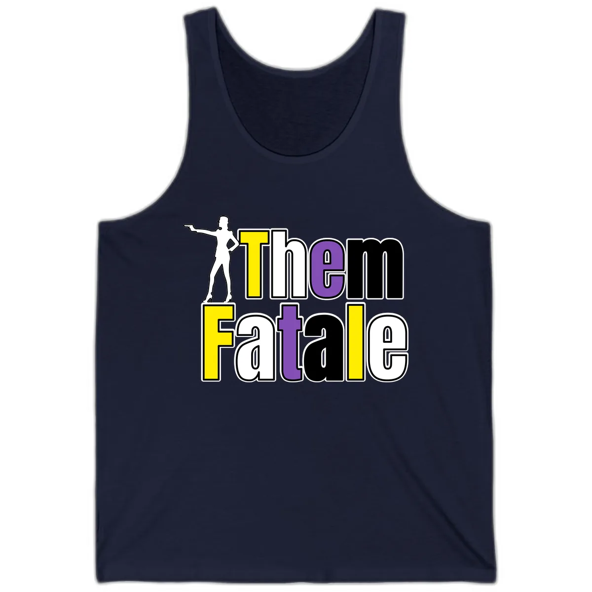 The Gym Fatalig Tank in Navy