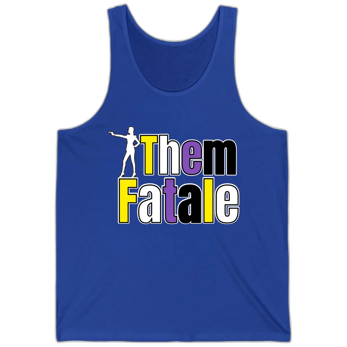 The Gym Fatalig Tank in True Royal