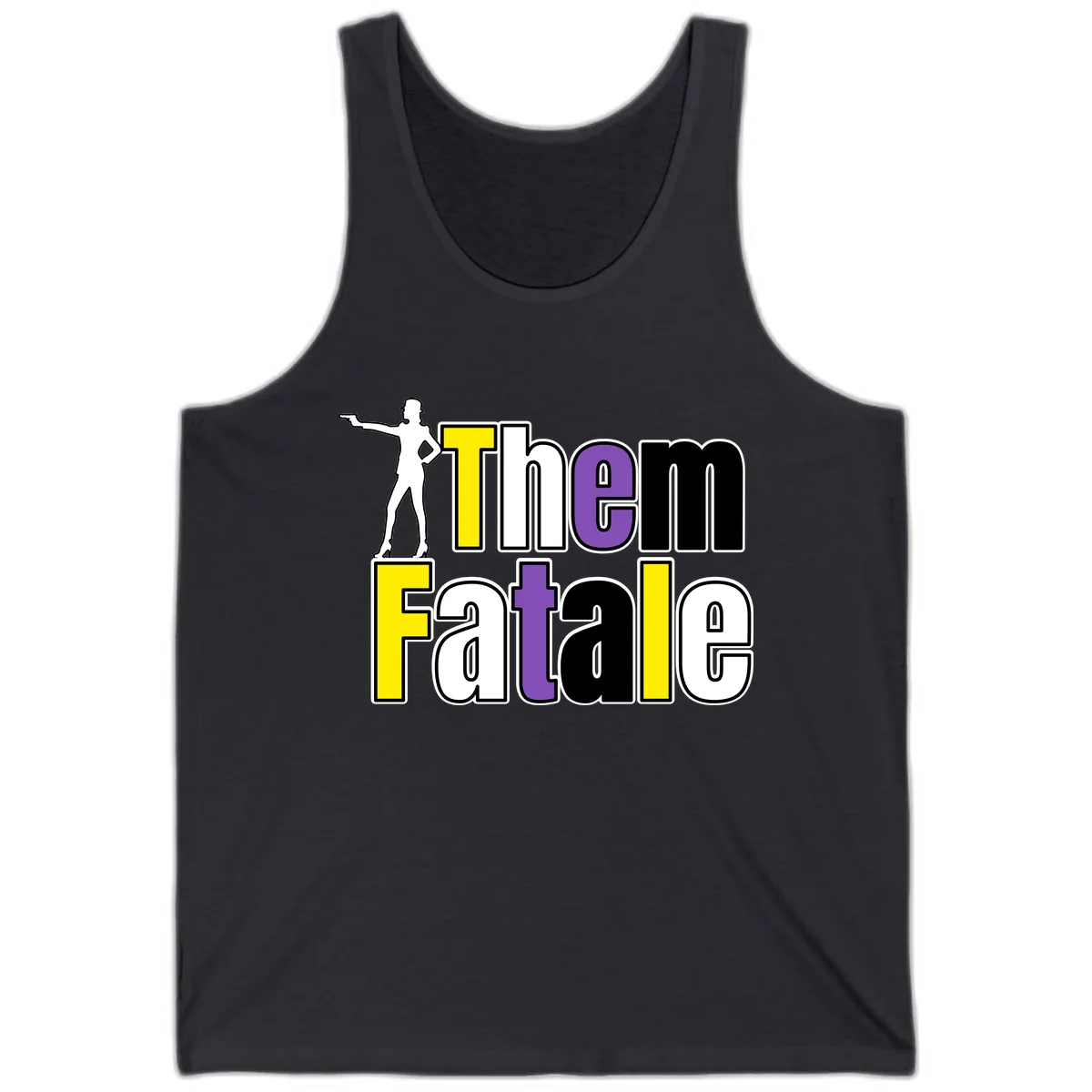 The Gym Fatalig Tank in Dark Grey