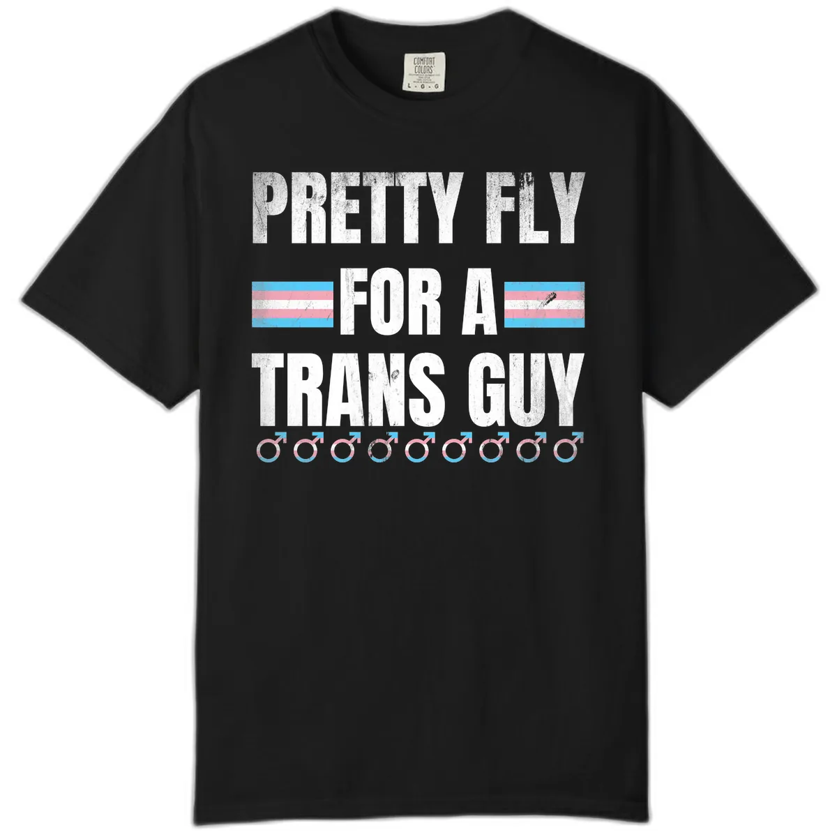 Pretty Fly For A Trans Guy Comfort Color in Black