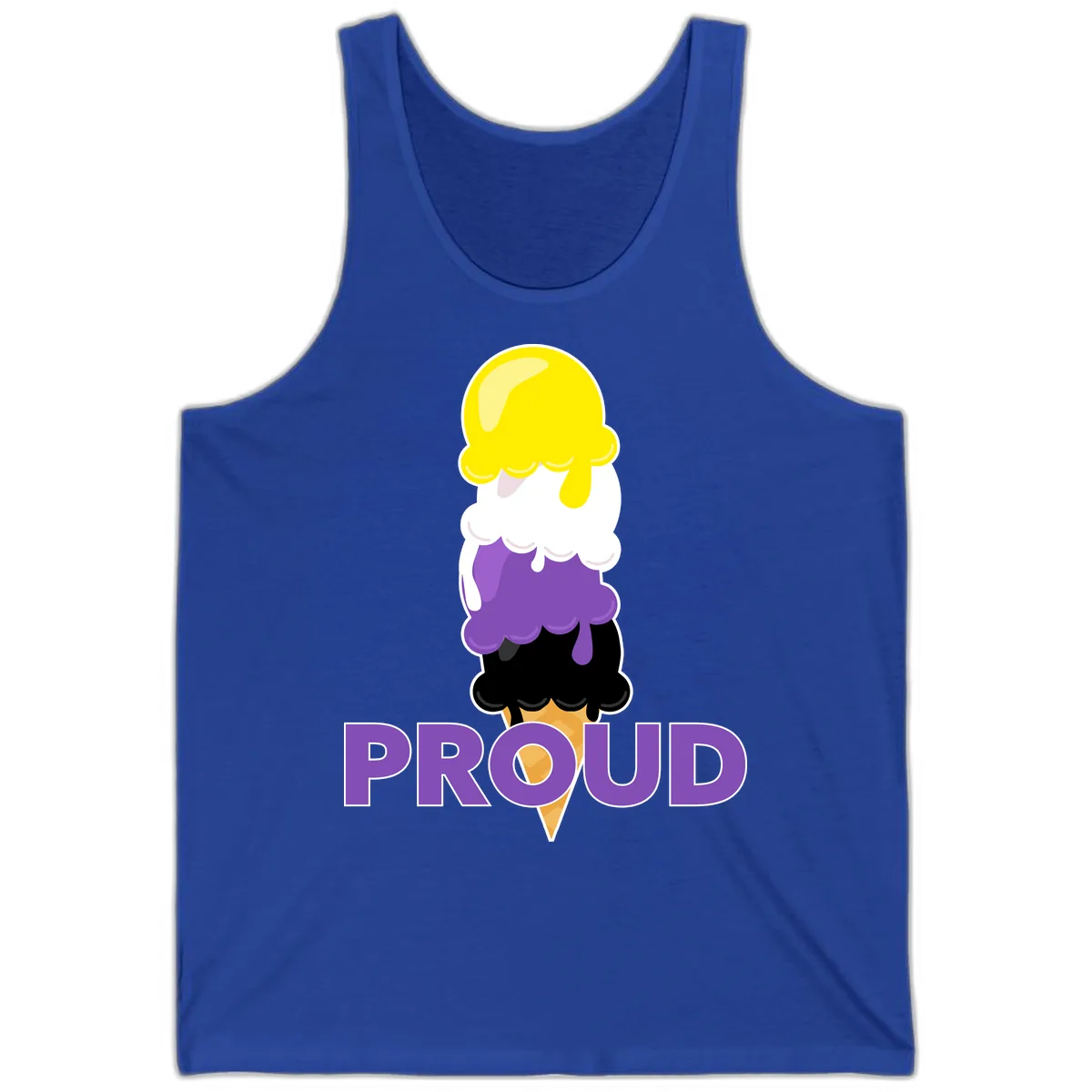 Proud Ice Cream Stack Tank in True Royal