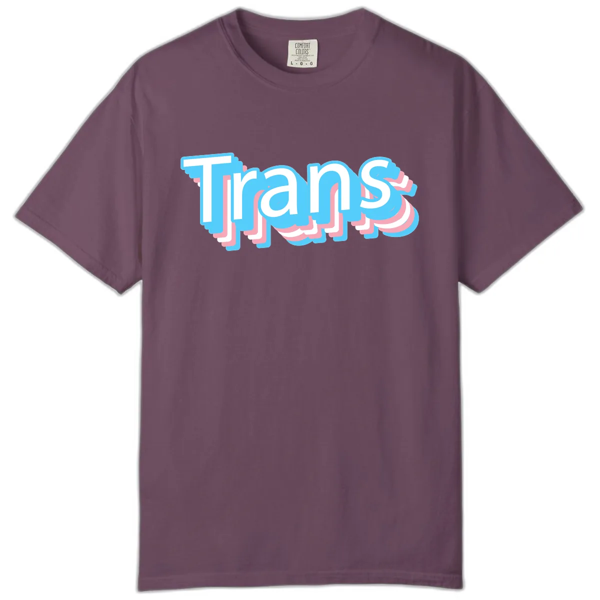 Titans Bold Layered Typography Comfort Color in Berry