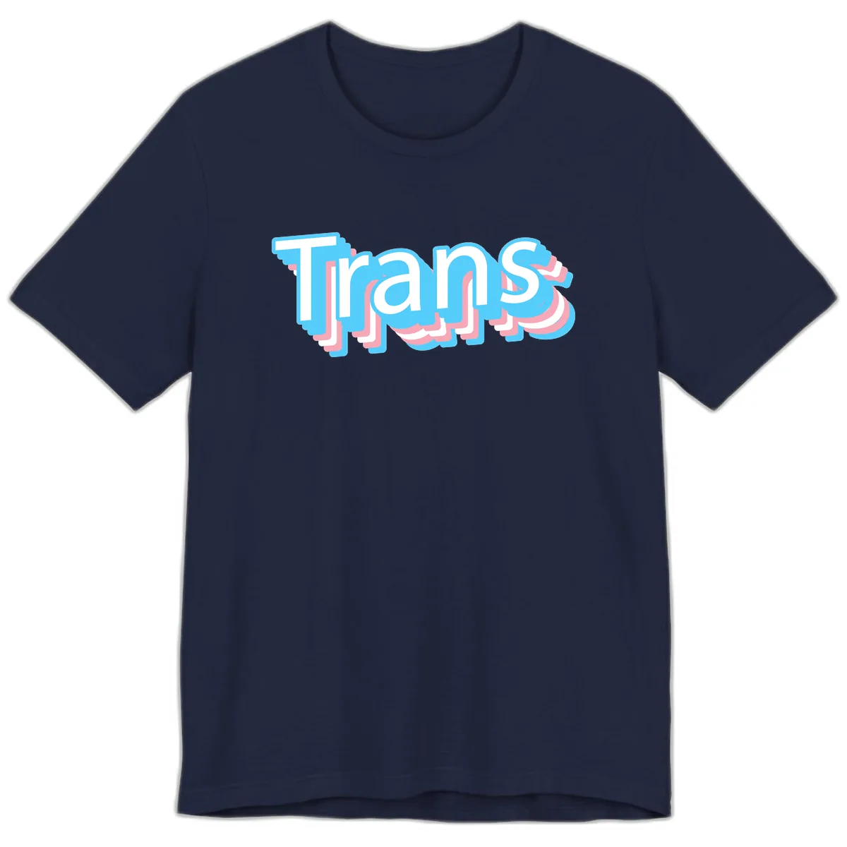 Titans Bold Layered Typography Premium T-Shirt in Navy