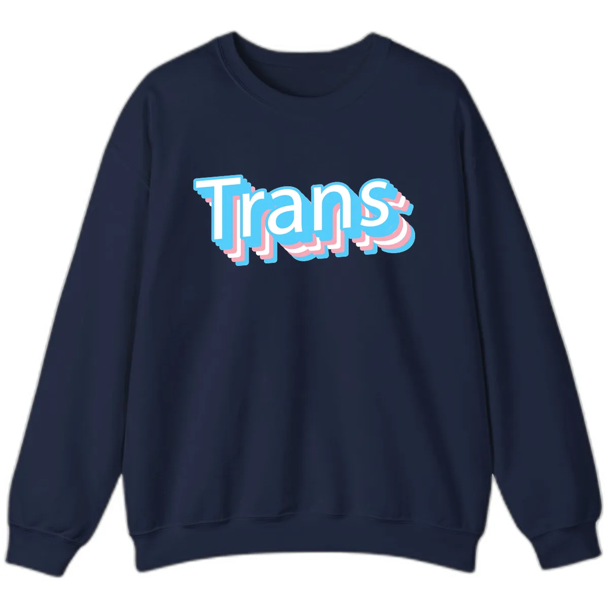 Titans Bold Layered Typography Sweatshirt in Navy