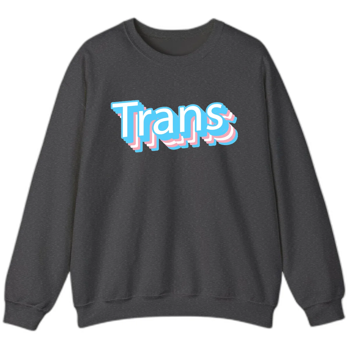 Titans Bold Layered Typography Sweatshirt in Dark Heather