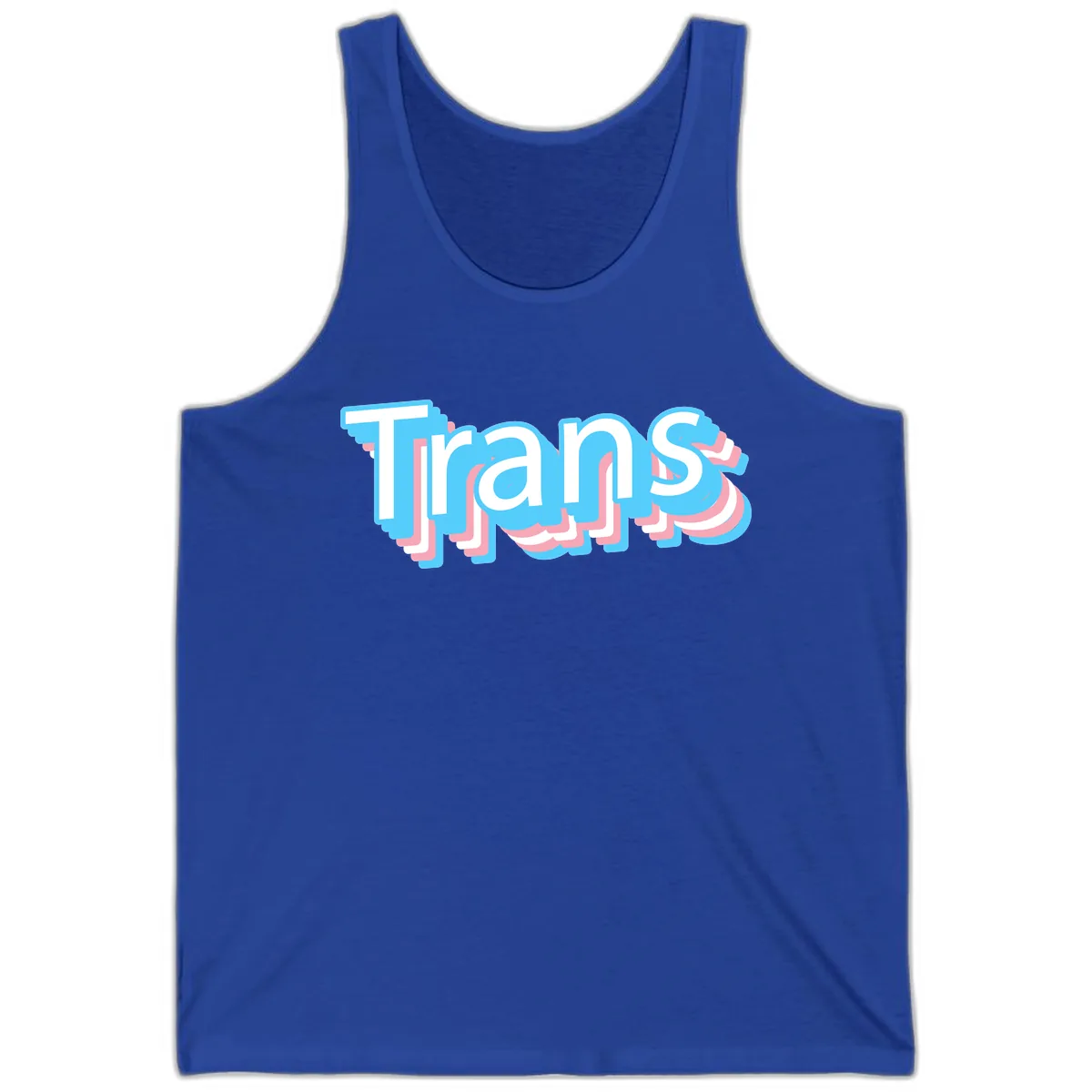 Titans Bold Layered Typography Tank in True Royal