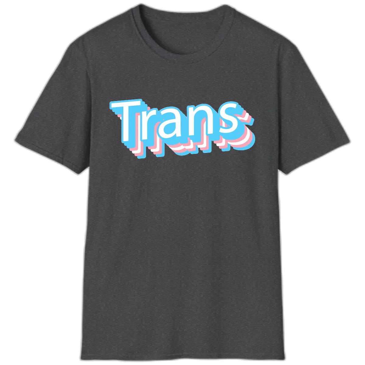 Titans Bold Layered Typography T-Shirt in Dark Heather