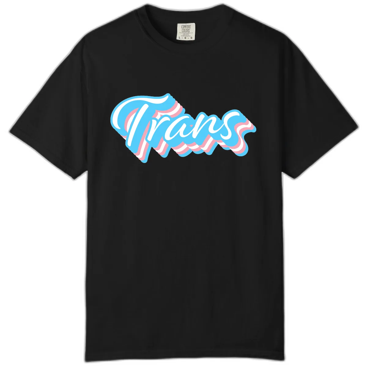 Waves Pride Design Comfort Color in Black
