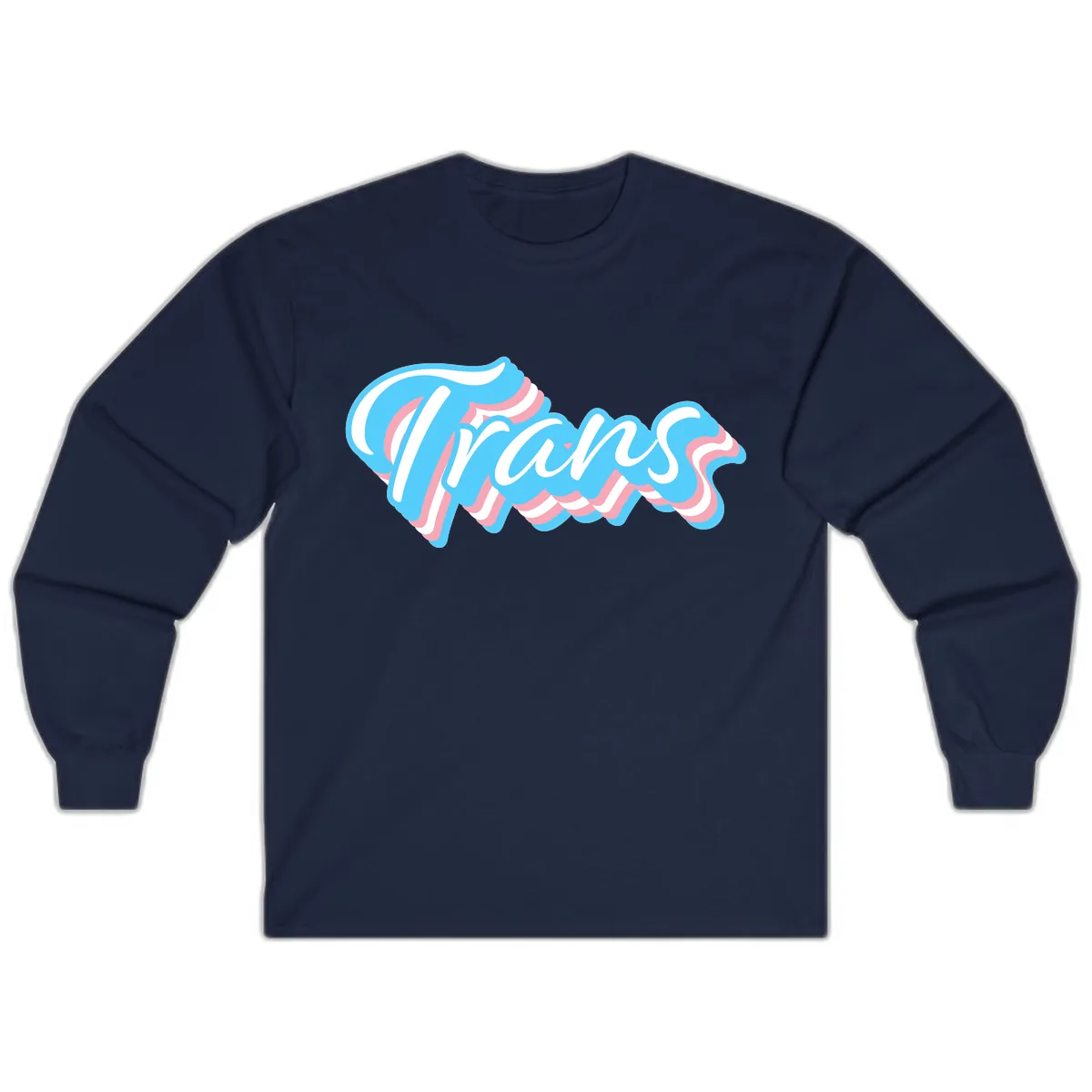 Waves Pride Design Long Sleeve in Navy
