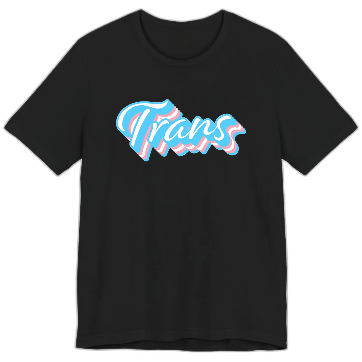Waves Pride Design Premium T-Shirt in Black