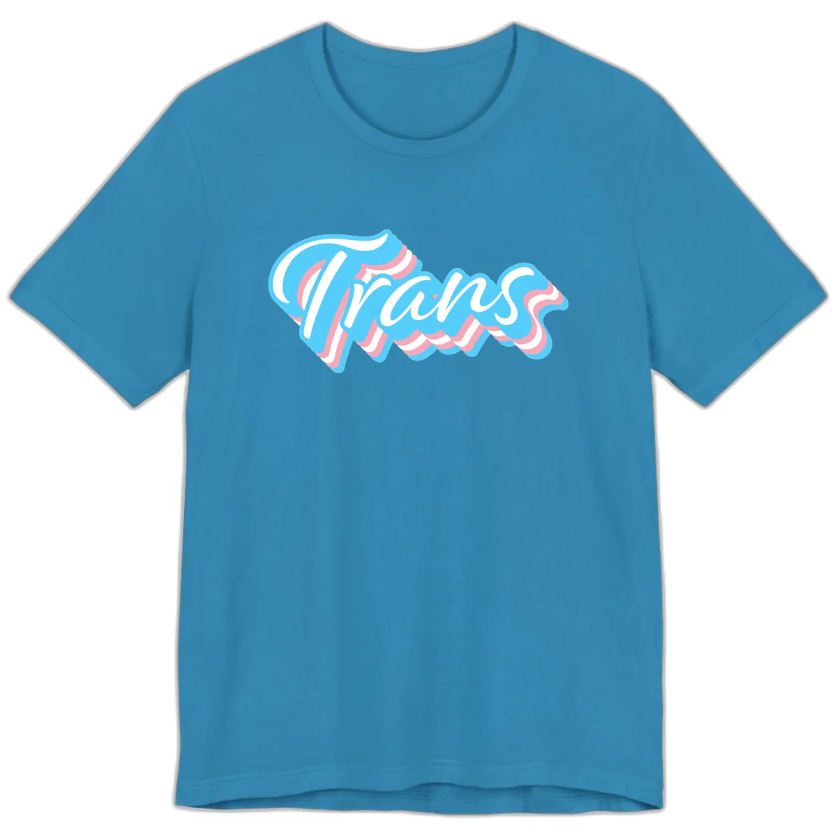 Waves Pride Design Premium T-Shirt in Aqua