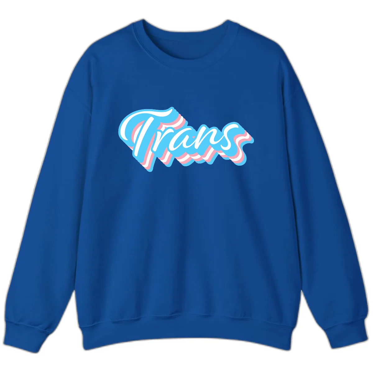 Waves Pride Design Sweatshirt in Royal