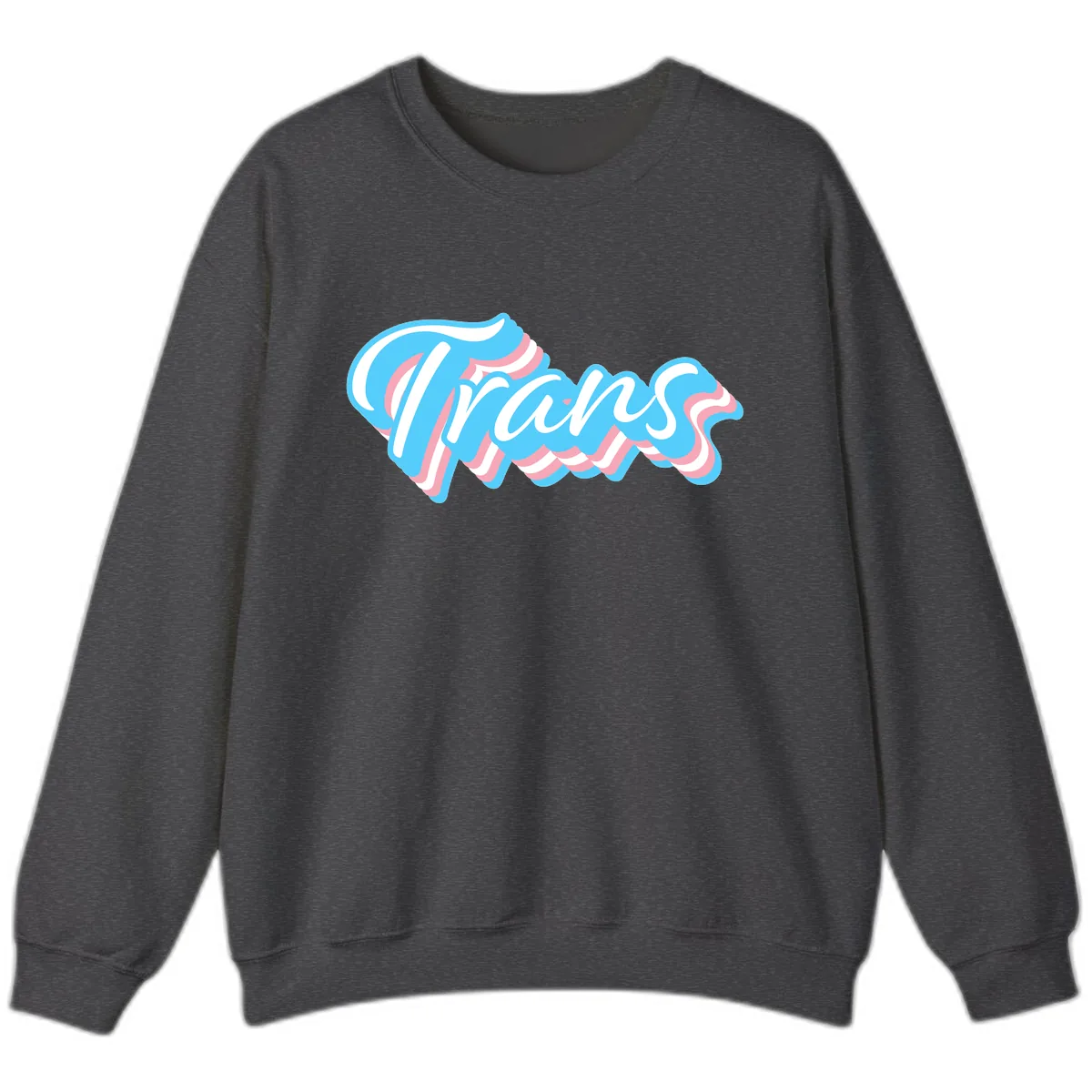 Waves Pride Design Sweatshirt in Dark Heather