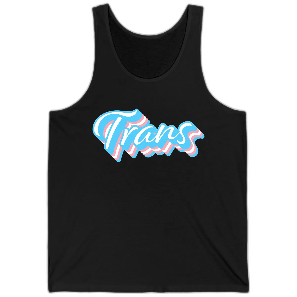 Waves Pride Design Tank in Black