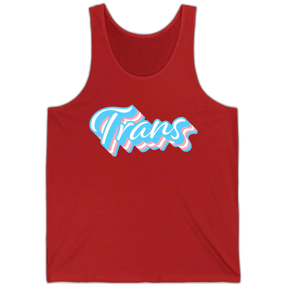 Waves Pride Design Tank in Red