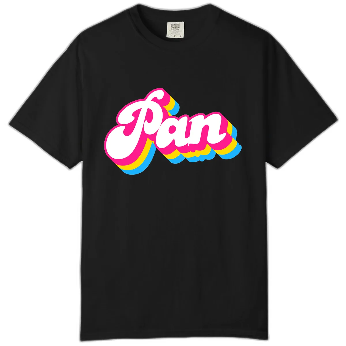 Pam Retro Pop Art Design Comfort Color in Black