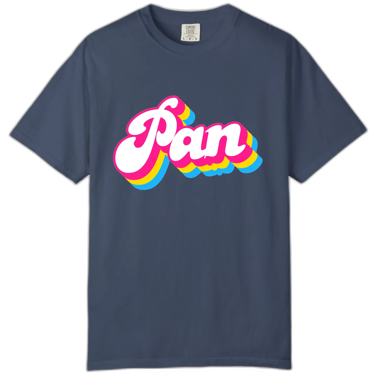 Pam Retro Pop Art Design Comfort Color in Midnight